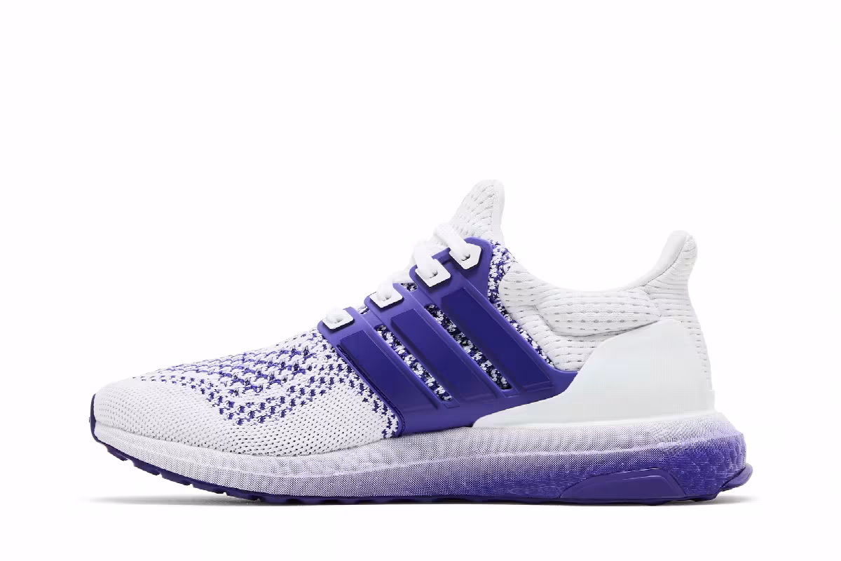 adidas Women's UltraBoost 1.0 White Collegiate Purple, view 4