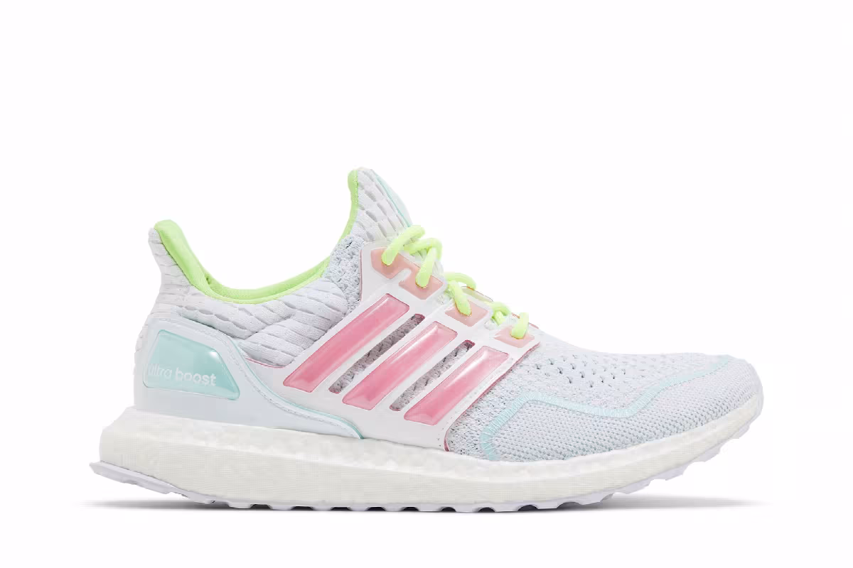 adidas Women's UltraBoost 1.0 White Bliss Pink, view 2