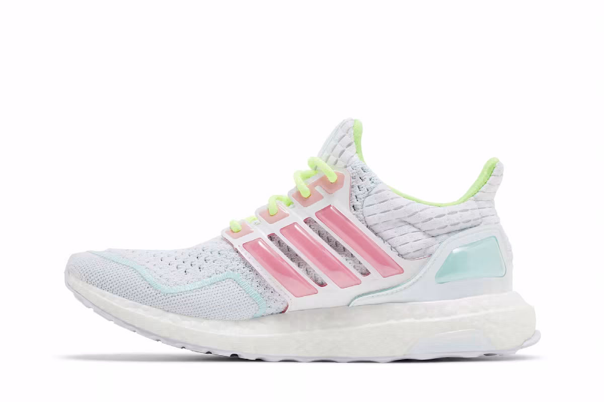adidas Women's UltraBoost 1.0 White Bliss Pink, view 4