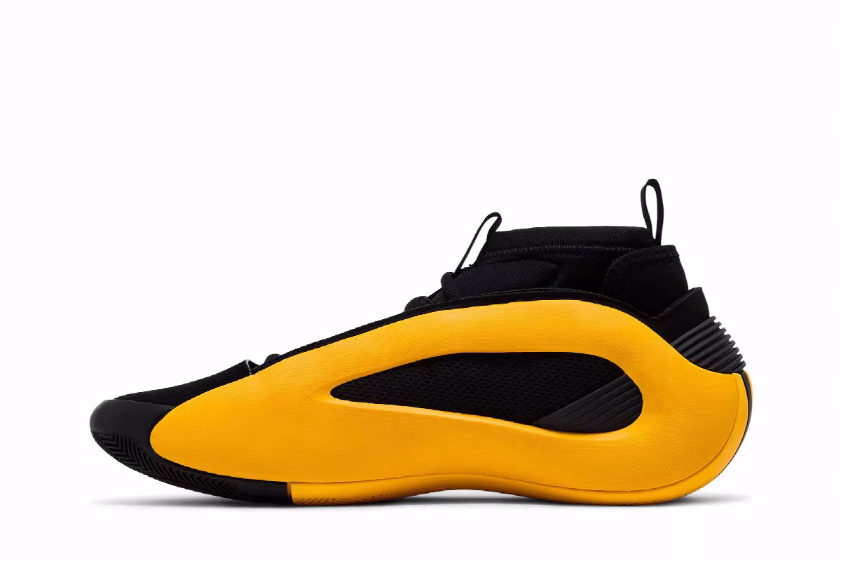 adidas Harden Vol. 8 Black Yellow, view 4