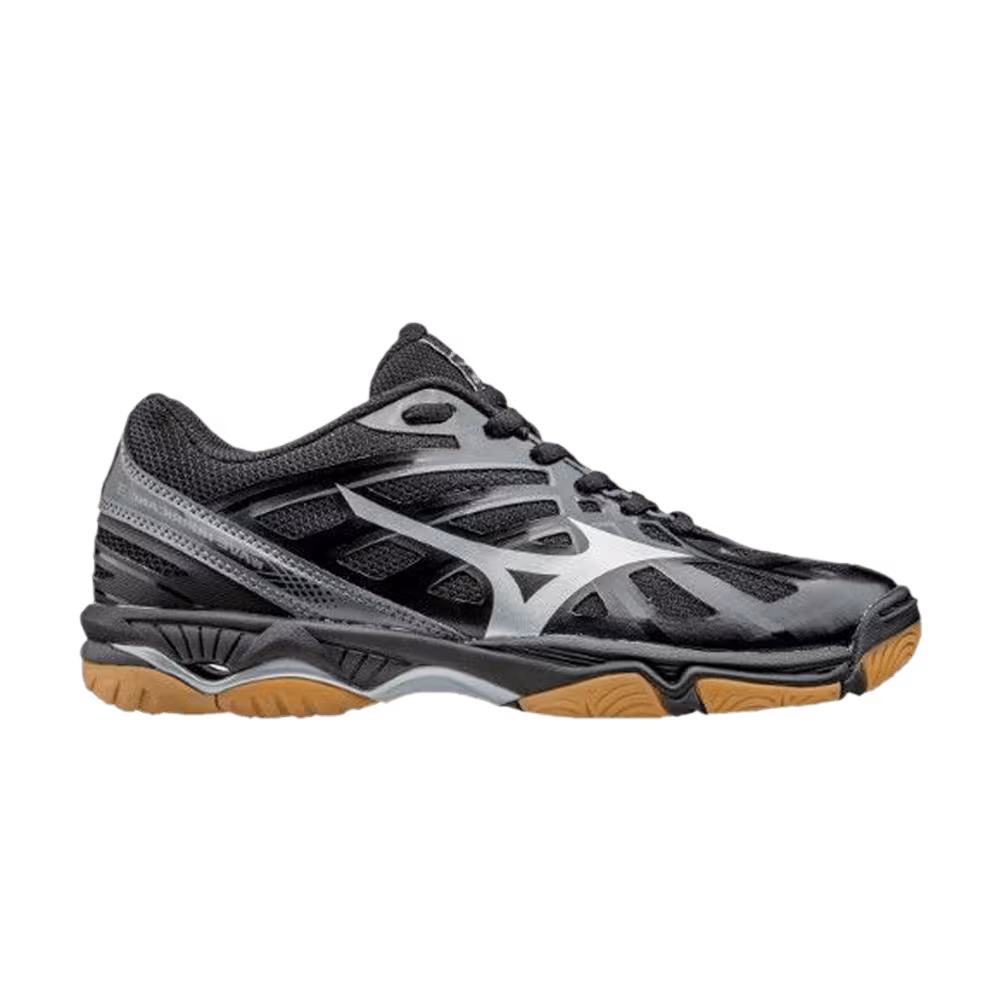 Mizuno Women's Wave Hurricane 3 Black Silver