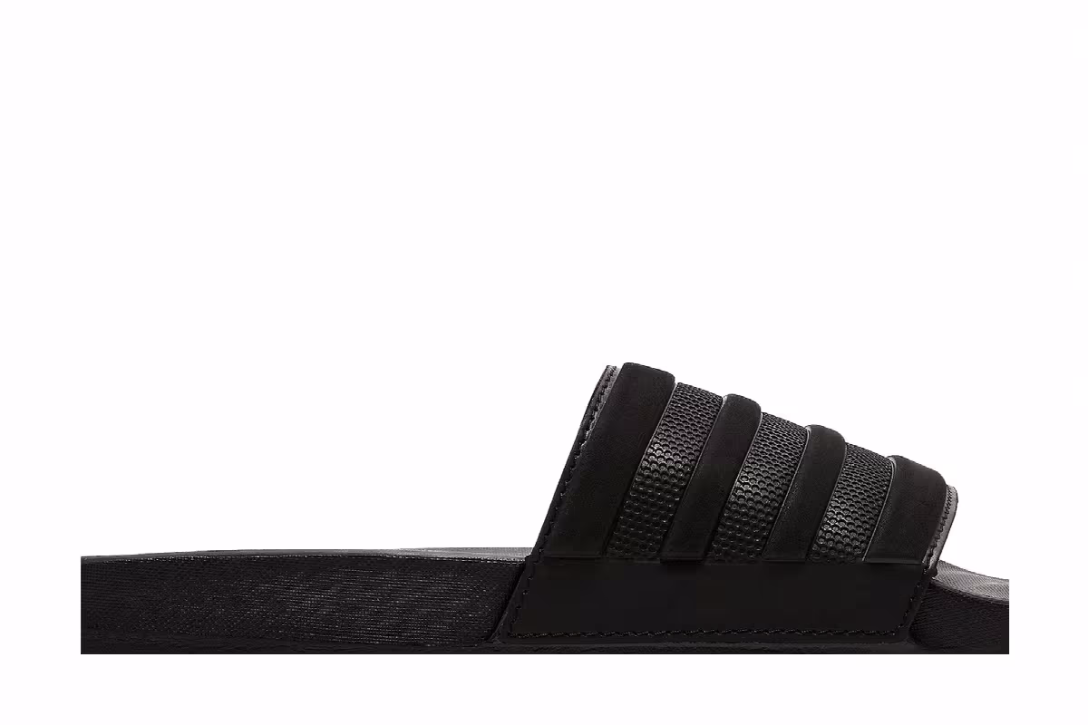 adidas Adilette Comfort Slide Triple Black, view 3