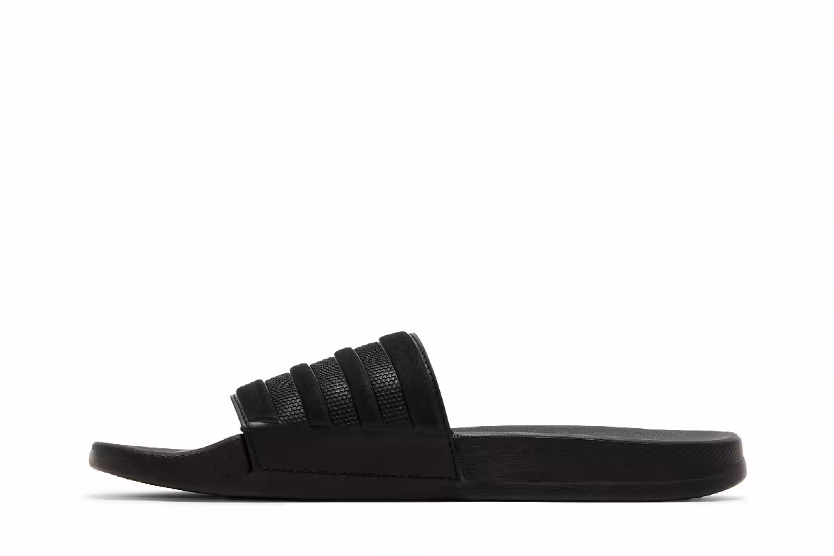 adidas Adilette Comfort Slide Triple Black, view 4