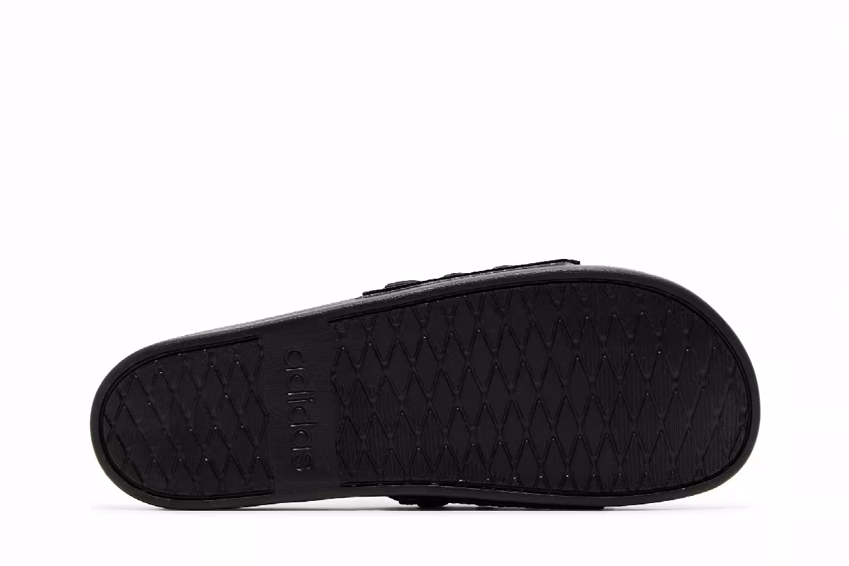 adidas Adilette Comfort Slide Triple Black, view 5