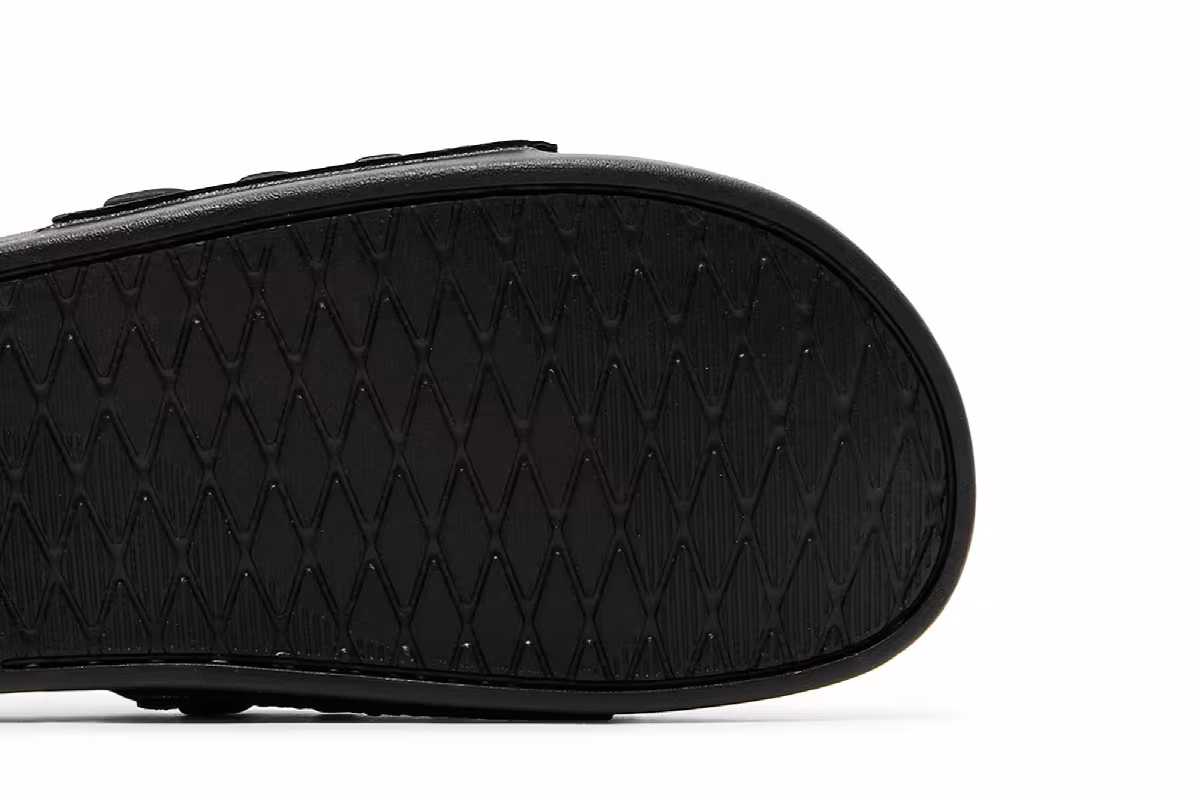 adidas Adilette Comfort Slide Triple Black, view 6