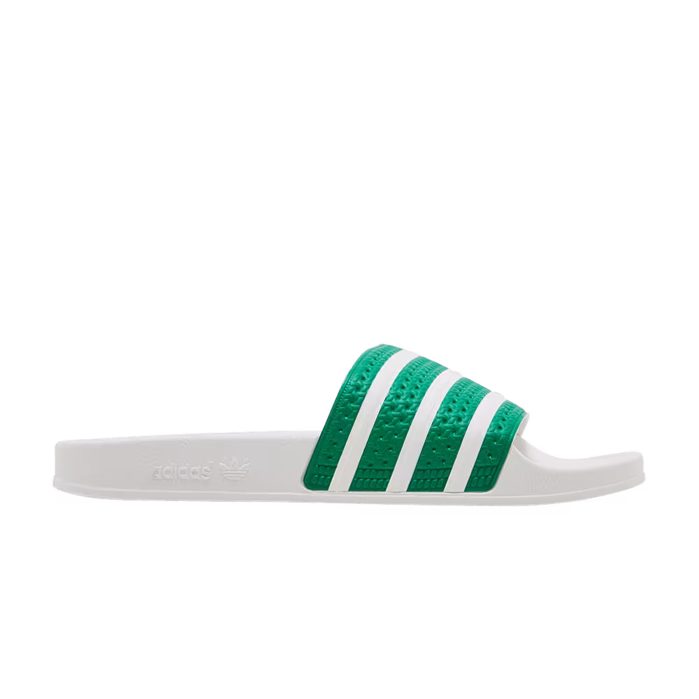 adidas Adilette Slides Green White