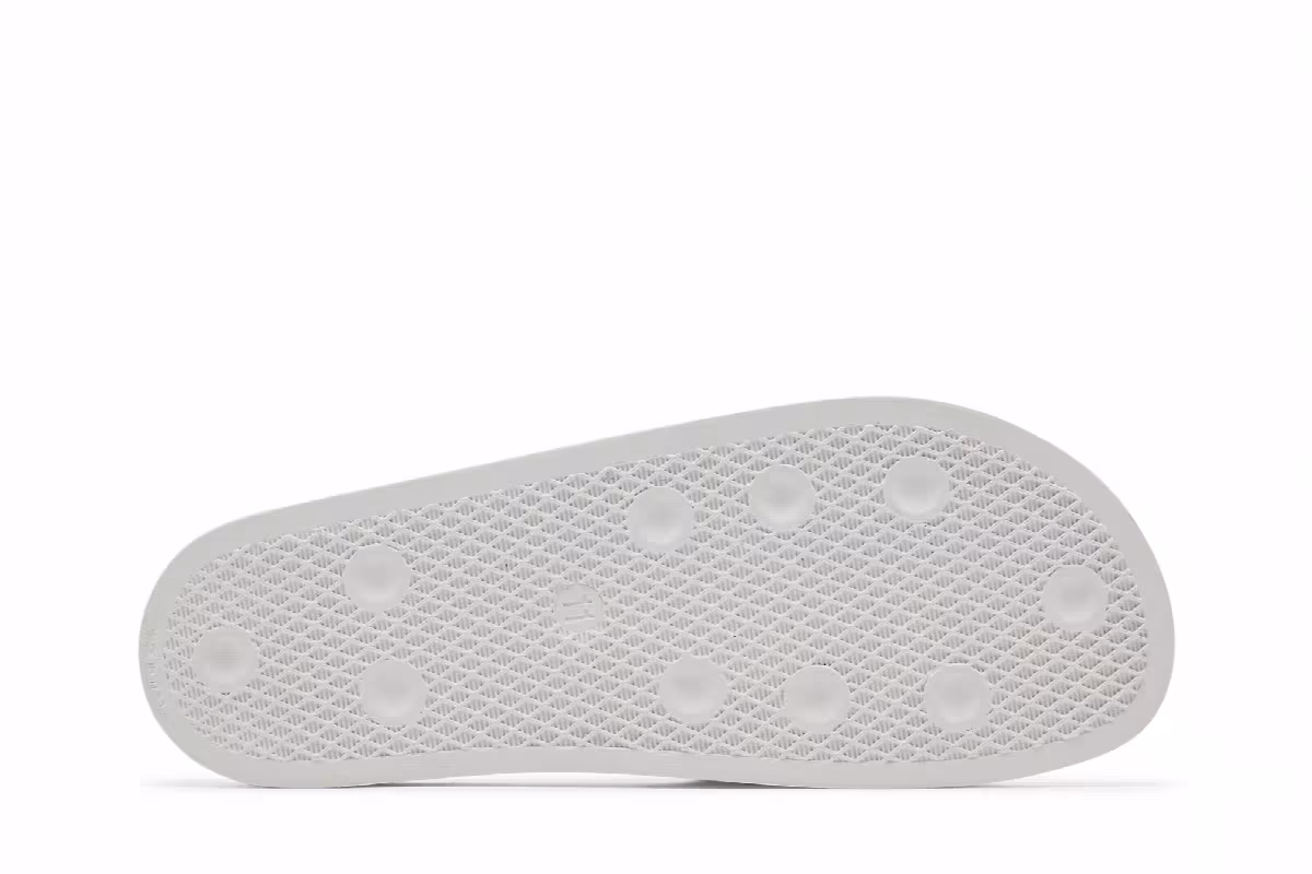 adidas Adilette Slides Green White, view 5