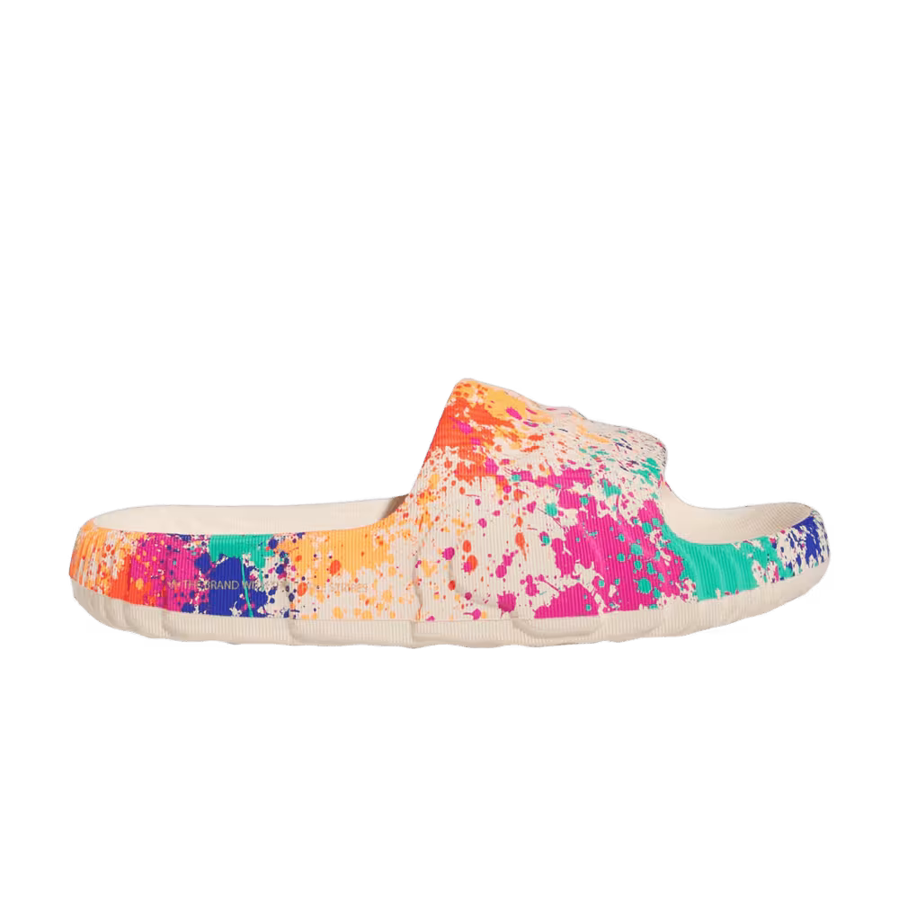 Adidas Adilette 22 Slide Sand Strata Paint Splatter