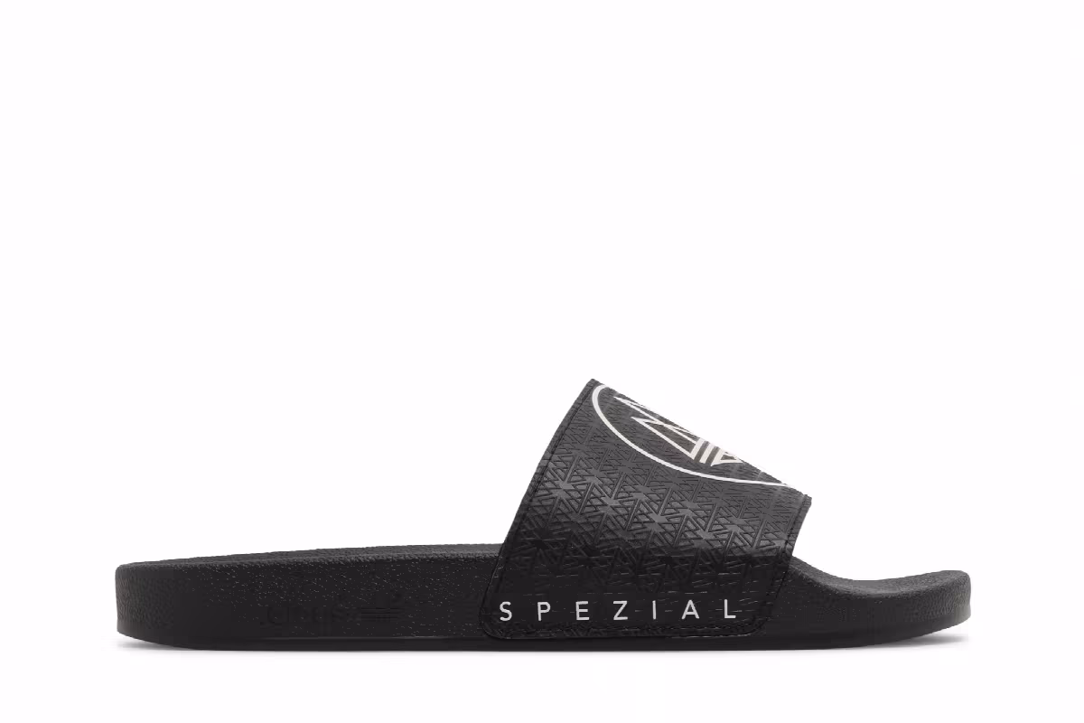 adidas Adilette SPZL Slide Core Black, view 2