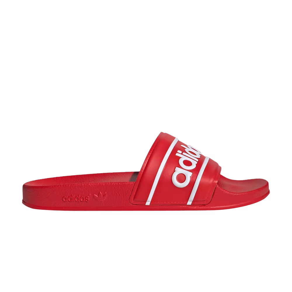Adidas Adilette Slide Red White