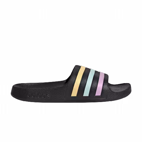 Adidas Adilette Aqua Slide K 'Black Orange Tint Halo Mint'