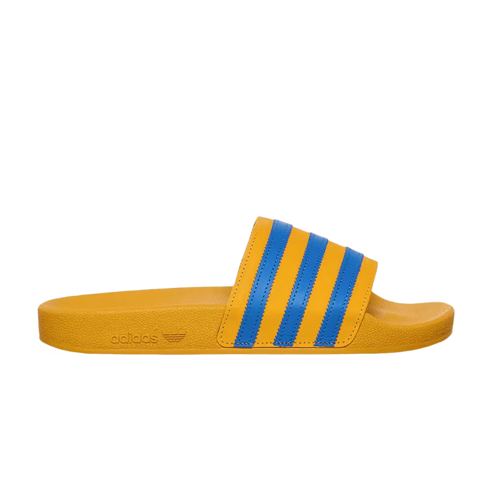 adidas Adilette Slide Bold Gold Blue Bird