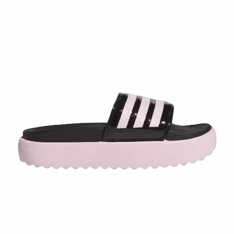 Adidas Wmns Adilette Platform Slide 'Black Clear Pink'