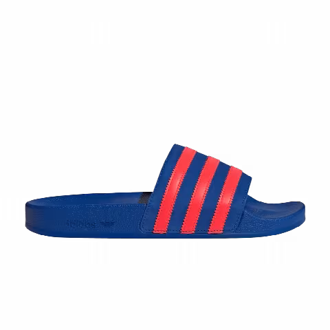 adidas Wmns Adilette Slide 'Power Blue Solar Red'