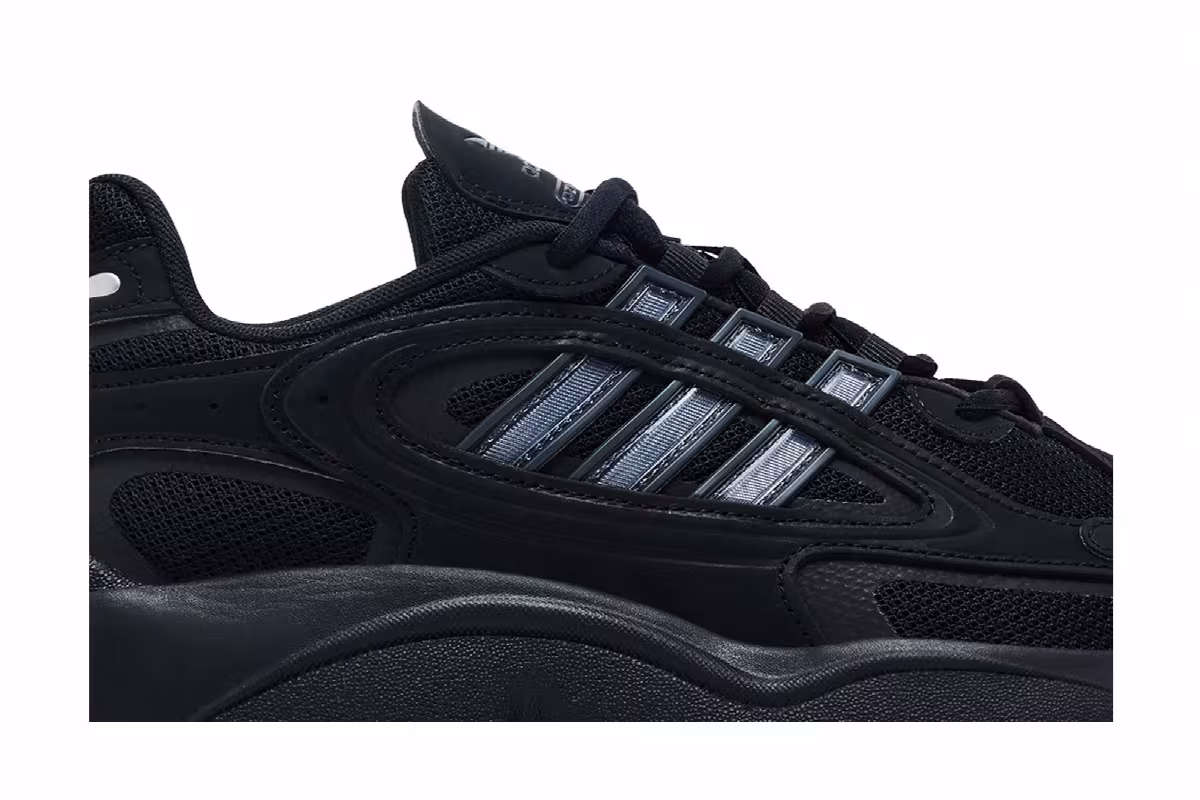 adidas Ozmillen Black Silver Metallic, view 3