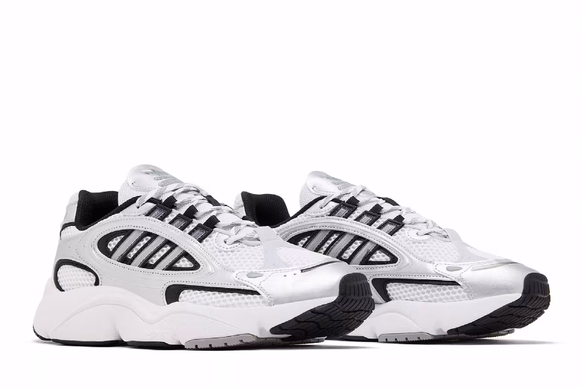 adidas Ozmillen Silver Metallic Black, view 9