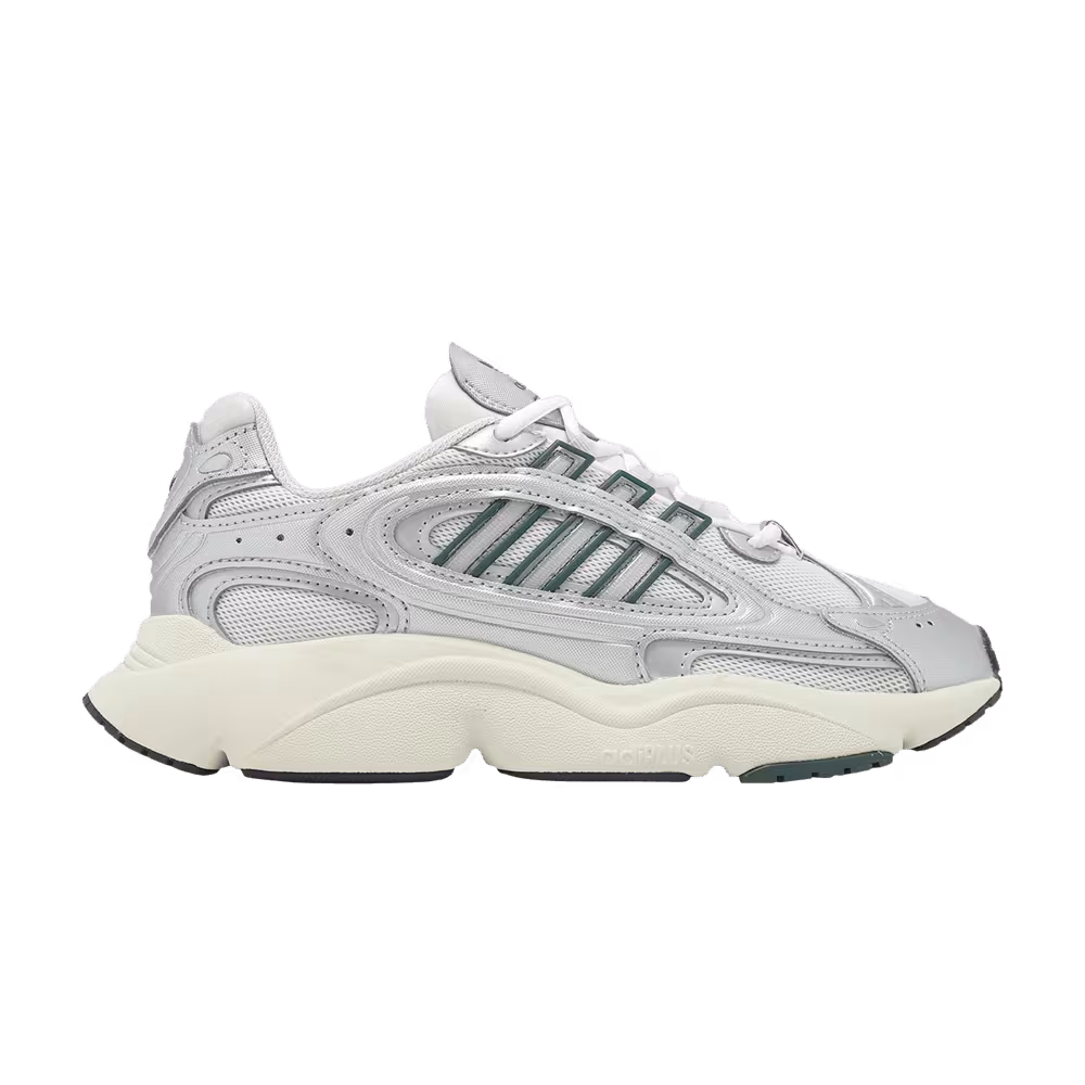 adidas Women's Ozmillen Silver Metallic Mineral Green