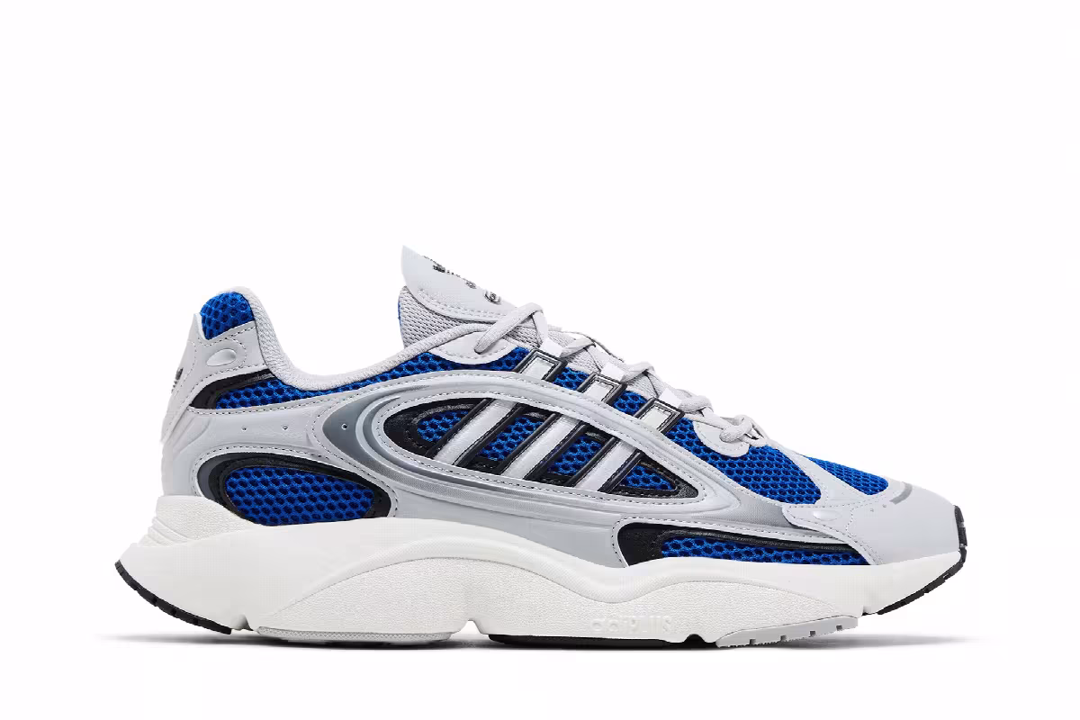 adidas Ozmillen Grey Royal Blue, view 2