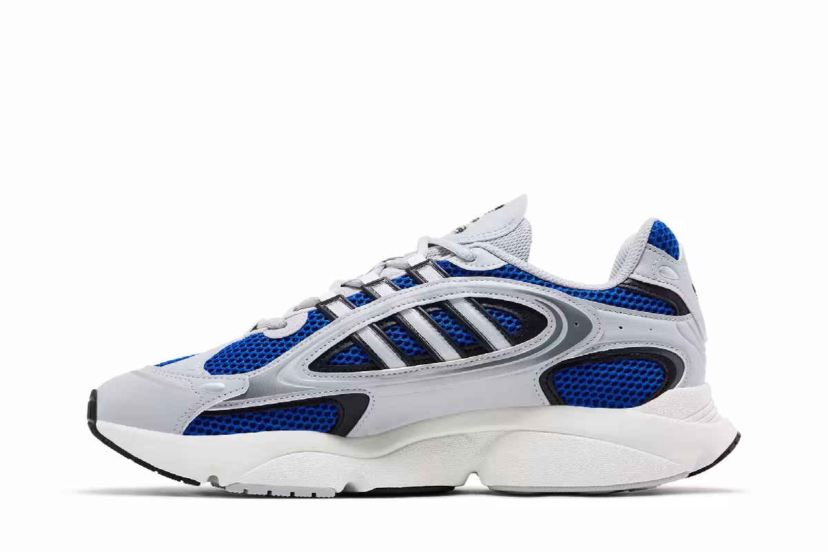 adidas Ozmillen Grey Royal Blue, view 4