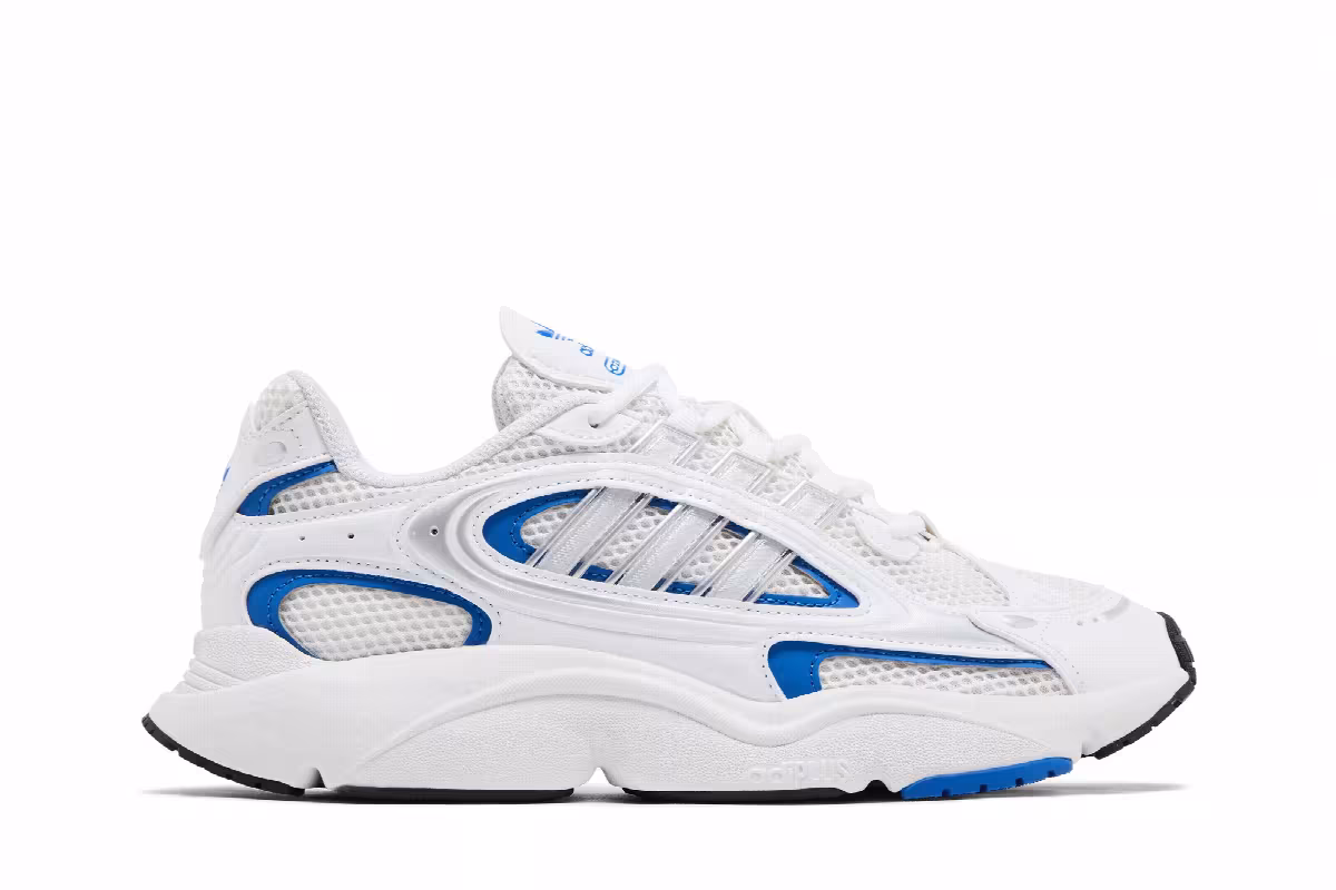 adidas Women's Ozmillen White Blue, view 2