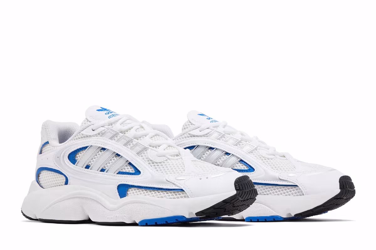 adidas Women's Ozmillen White Blue, view 9