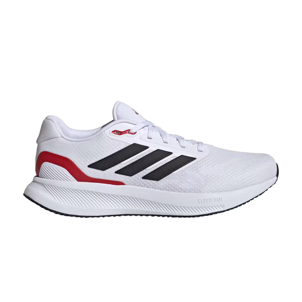 Adidas Runfalcon 5 Wide White Black Scarlet