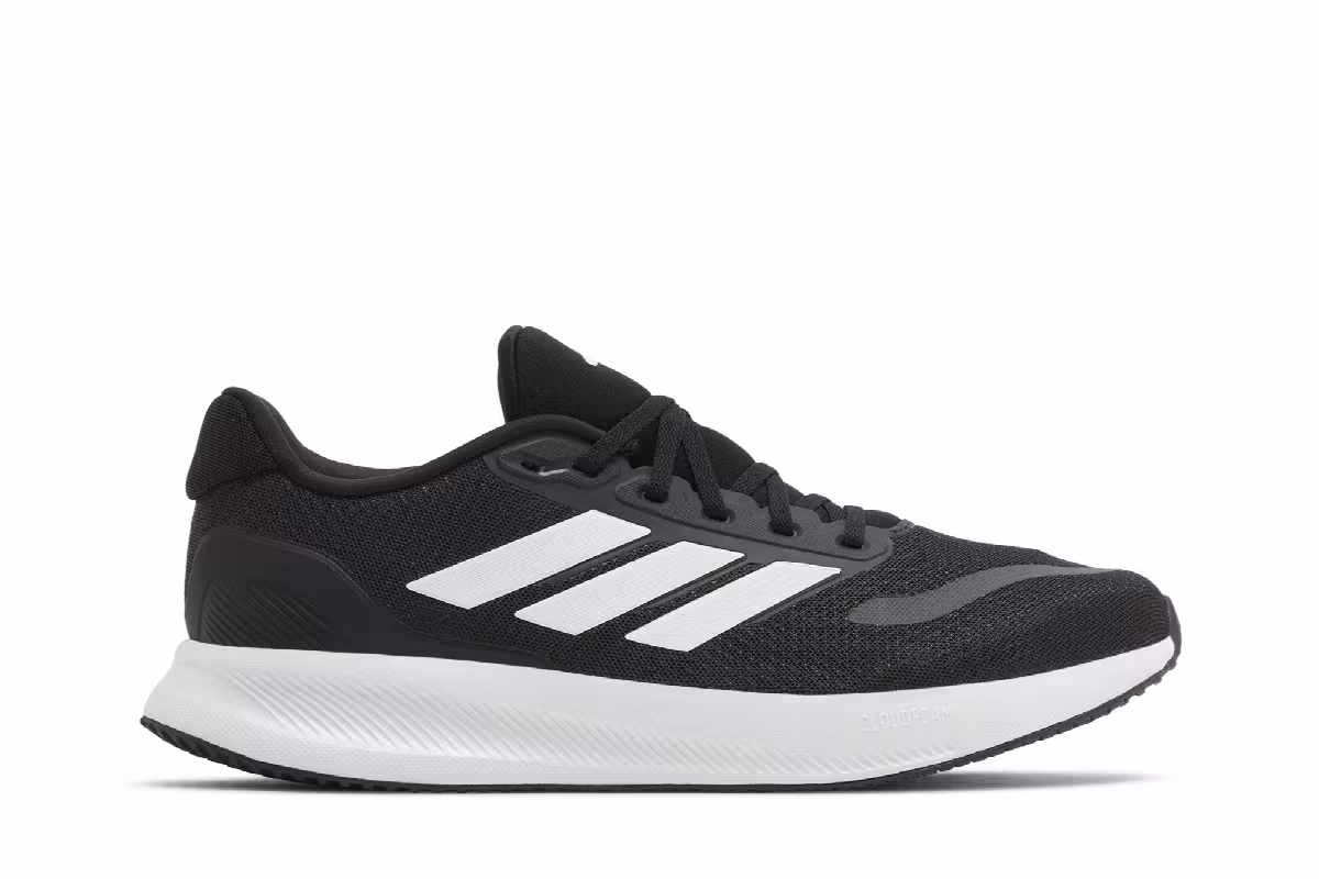 adidas Runfalcon 5 Black White, view 2