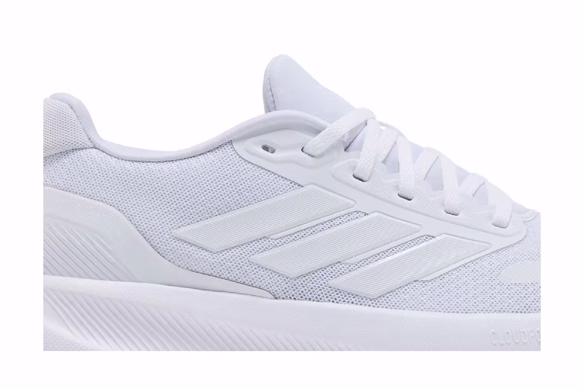 adidas Women's Runfalcon 5 Triple White, view 3