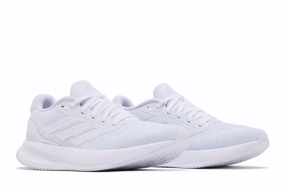 adidas Women's Runfalcon 5 Triple White, view 9