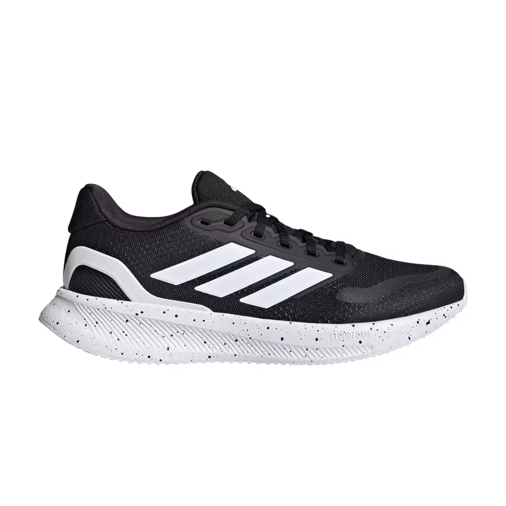 Adidas Women's Runfalcon 5 Black White Speckled