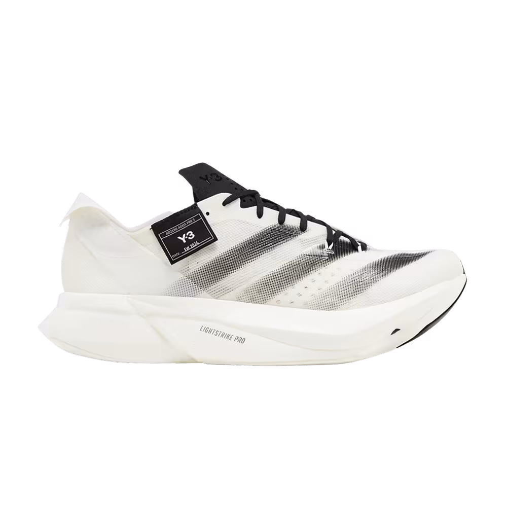 adidas Y-3 Adizero Adios Pro 3 White