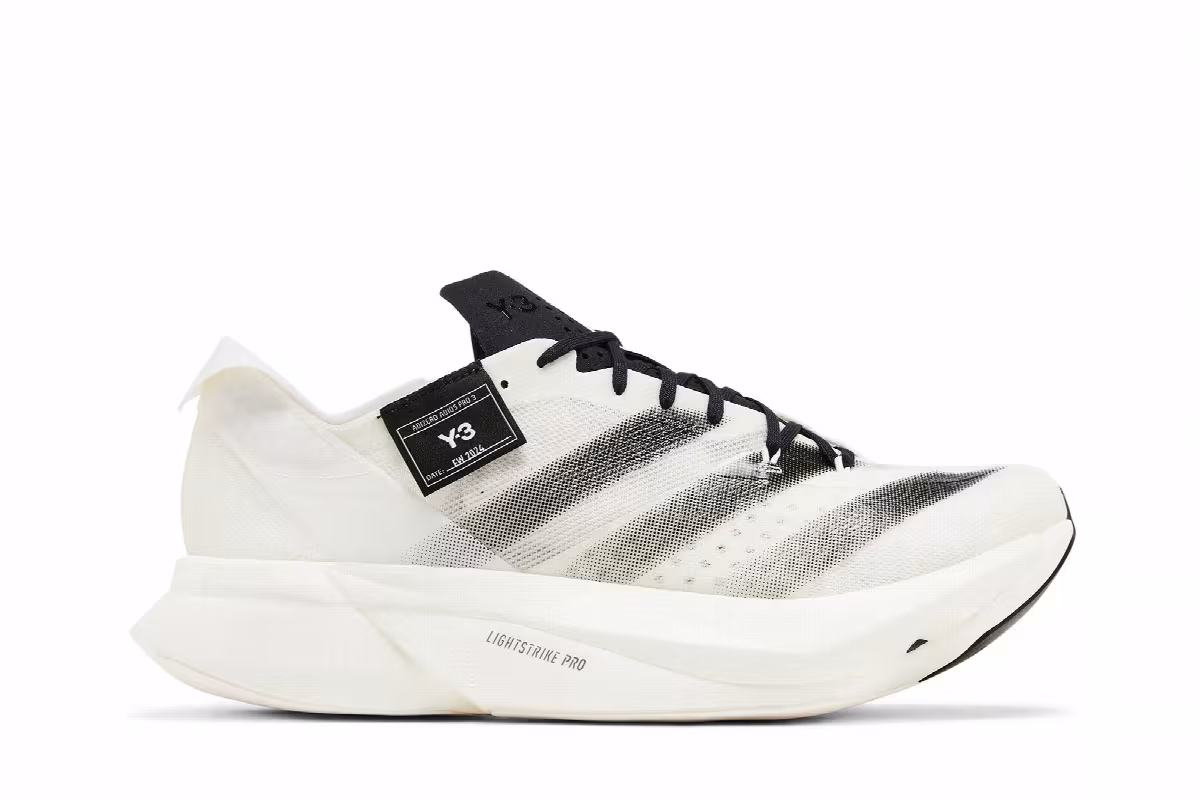 adidas Y-3 Adizero Adios Pro 3 White, view 2