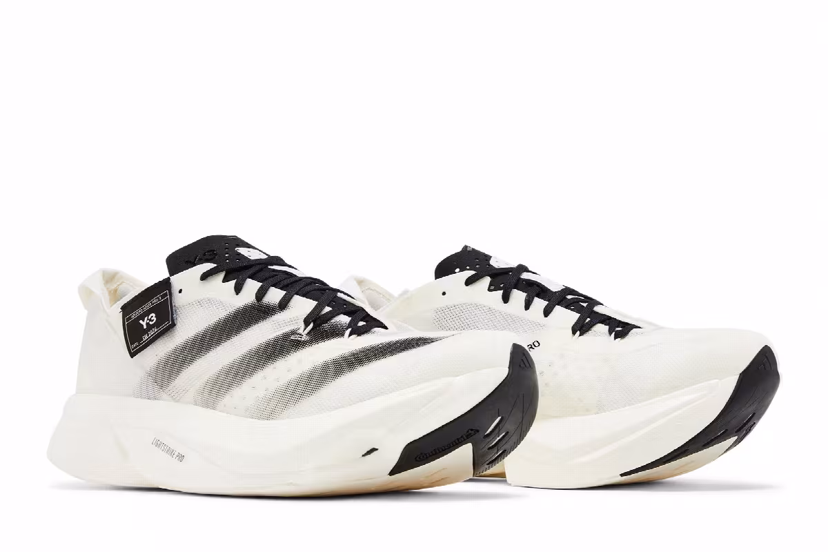 adidas Y-3 Adizero Adios Pro 3 White, view 9