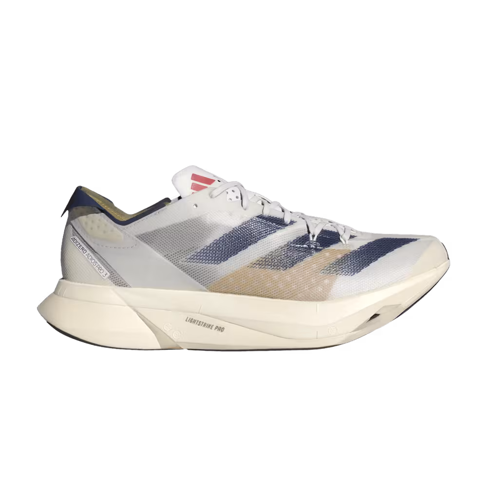 adidas Adizero Adios Pro 3 White Dark Blue