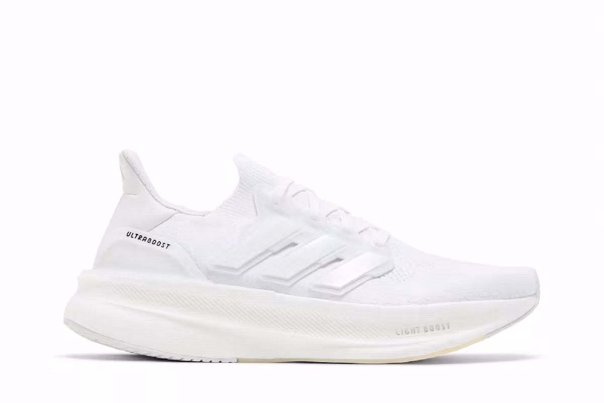 adidas UltraBoost 5 Triple White, view 2