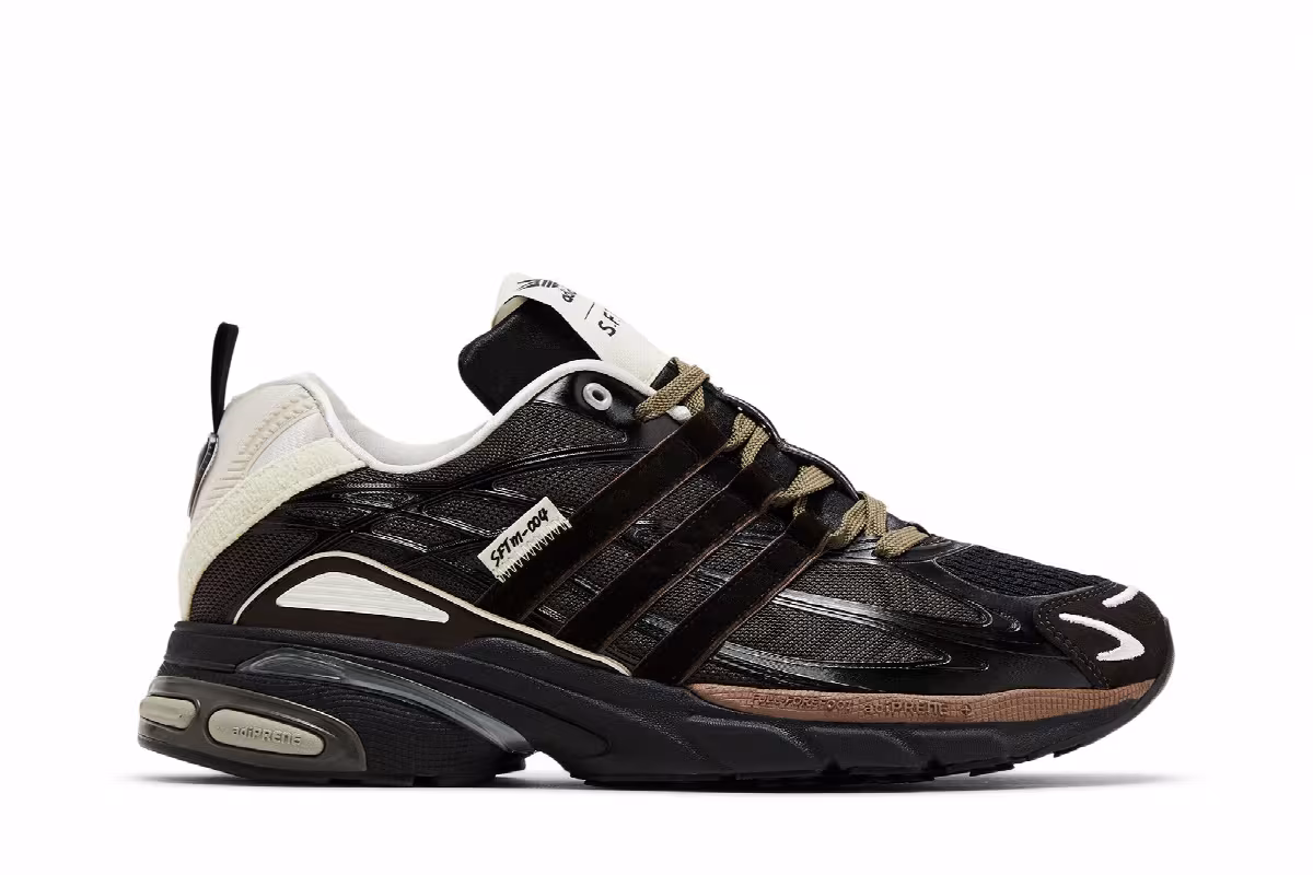 Song for the Mute x adidas Adistar Cushion Core Black Dark Brown, view 2