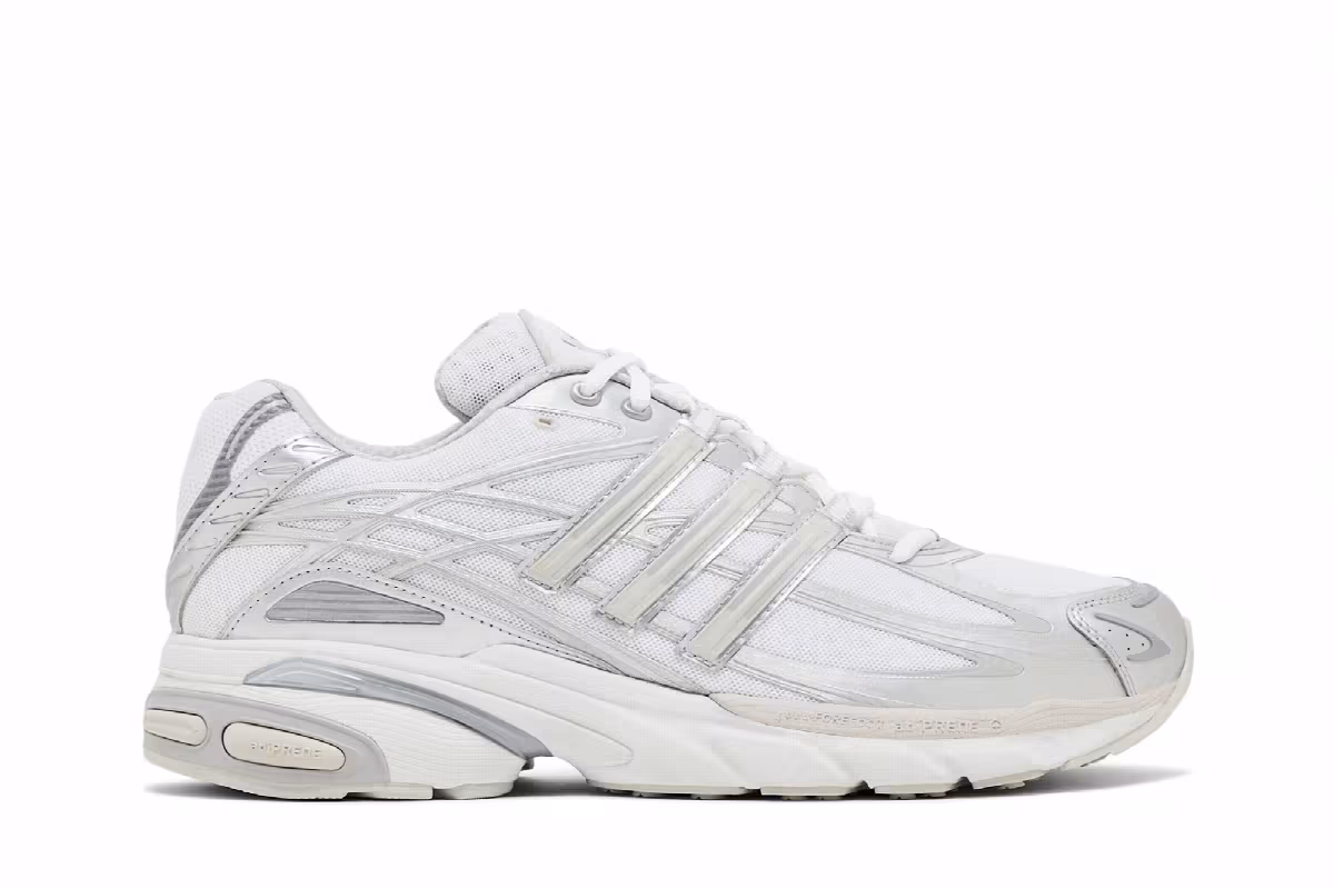 adidas Adistar Cushion White Grey Silver Metallic, view 2