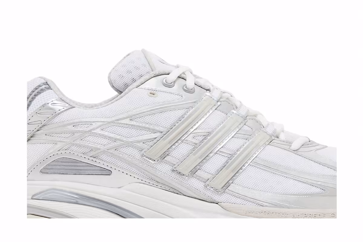 adidas Adistar Cushion White Grey Silver Metallic, view 3