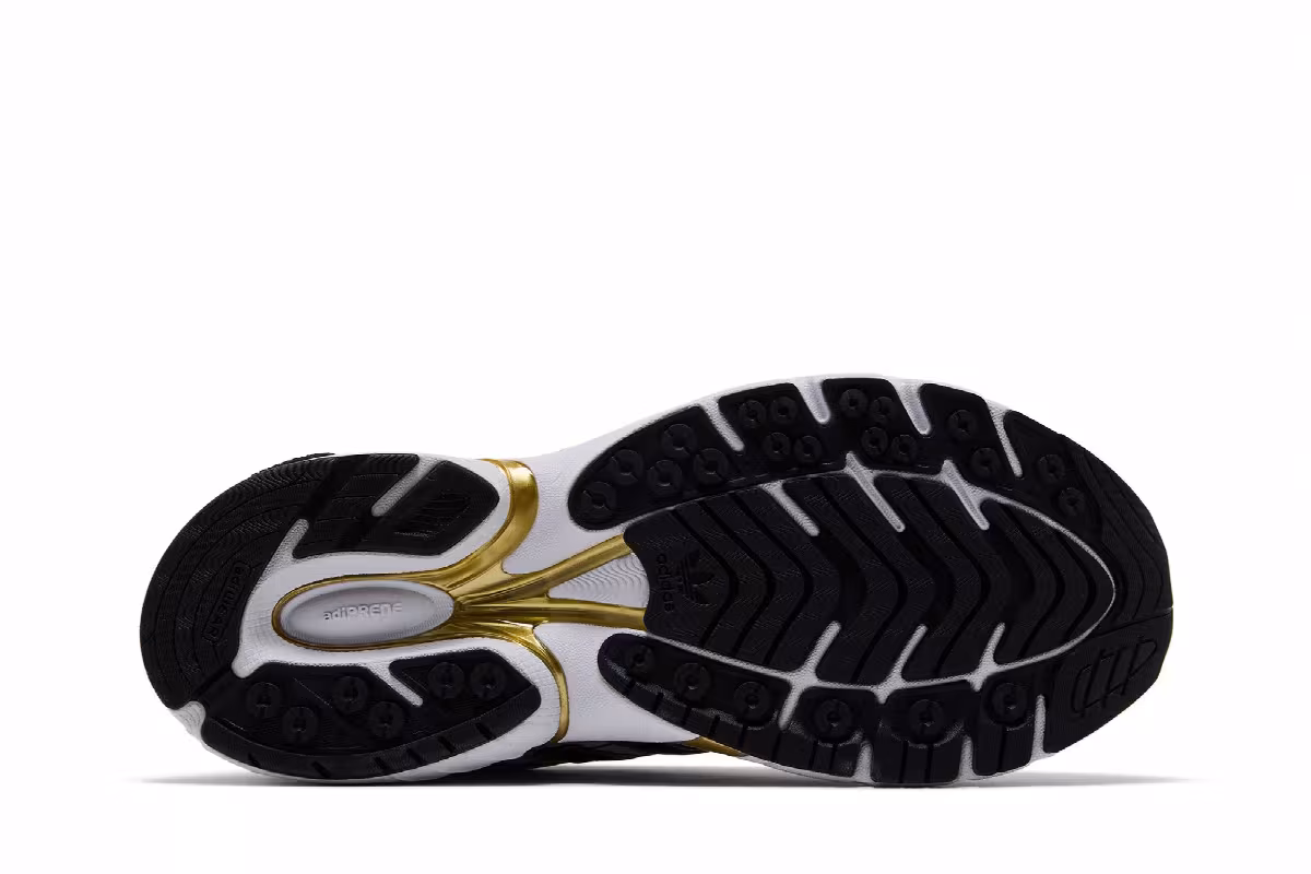 adidas Adistar Cushion White Black Gold Metallic, view 5