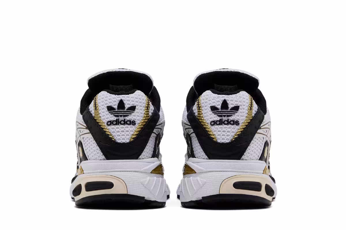 adidas Adistar Cushion White Black Gold Metallic, view 7