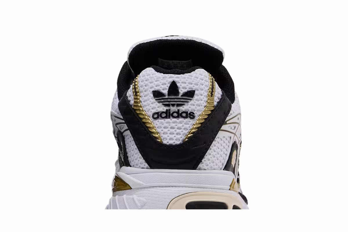 adidas Adistar Cushion White Black Gold Metallic, view 8