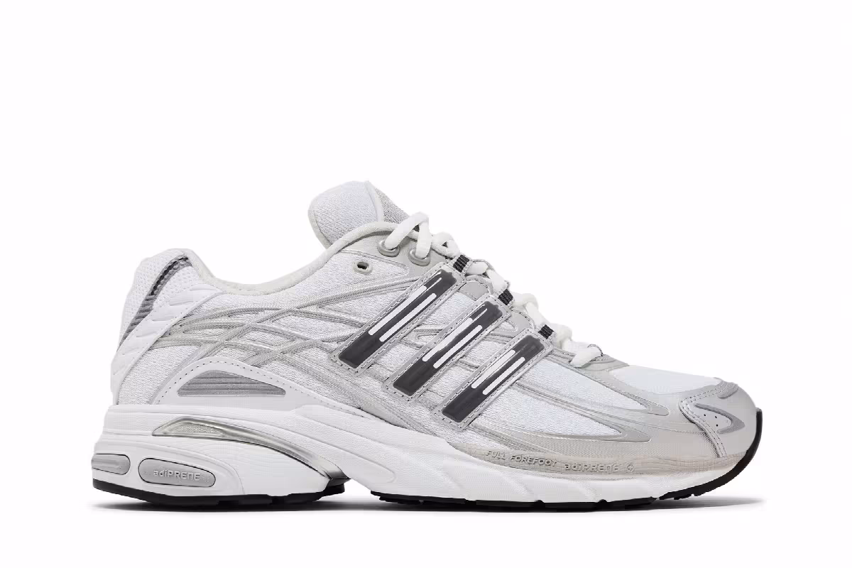 adidas Women's Adistar Cushion White Silver Metallic, view 2