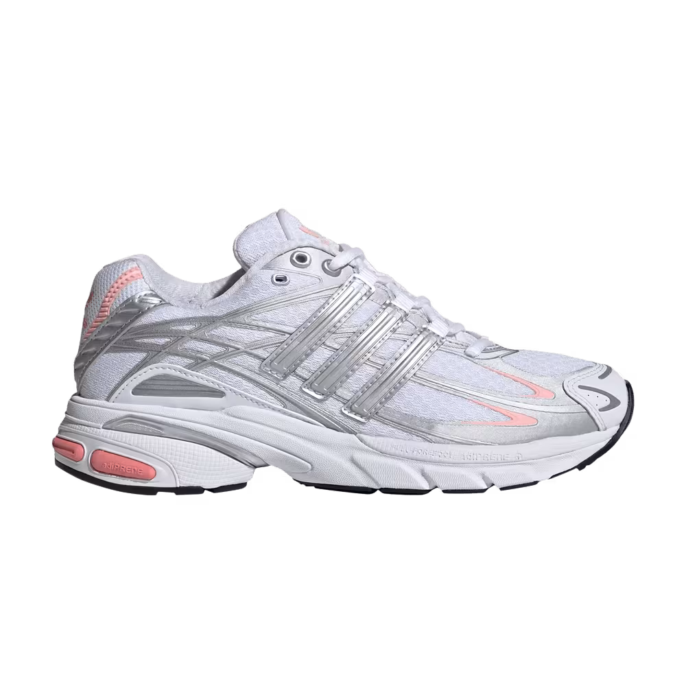 adidas Women's Adistar Cushion White Silver Metallic Semi Pink Spark