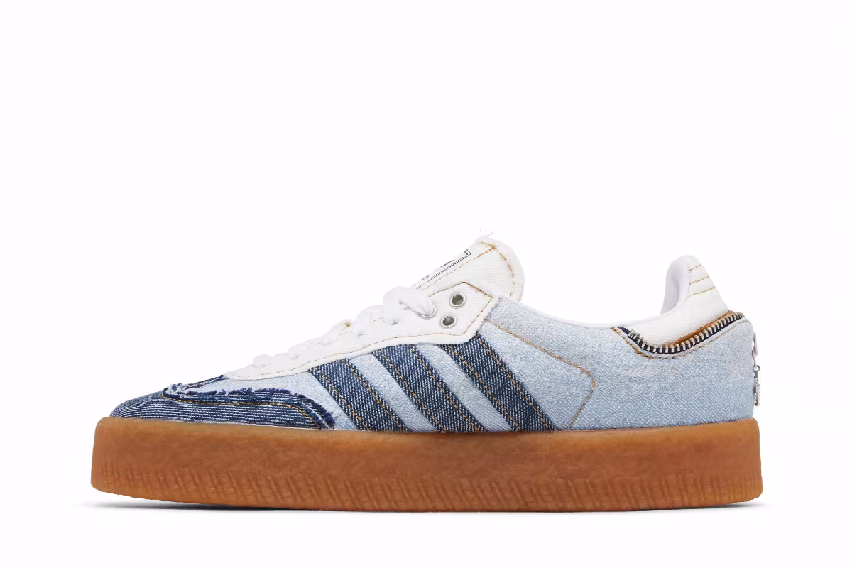 atmos x adidas Women's Sambae Denim, view 4