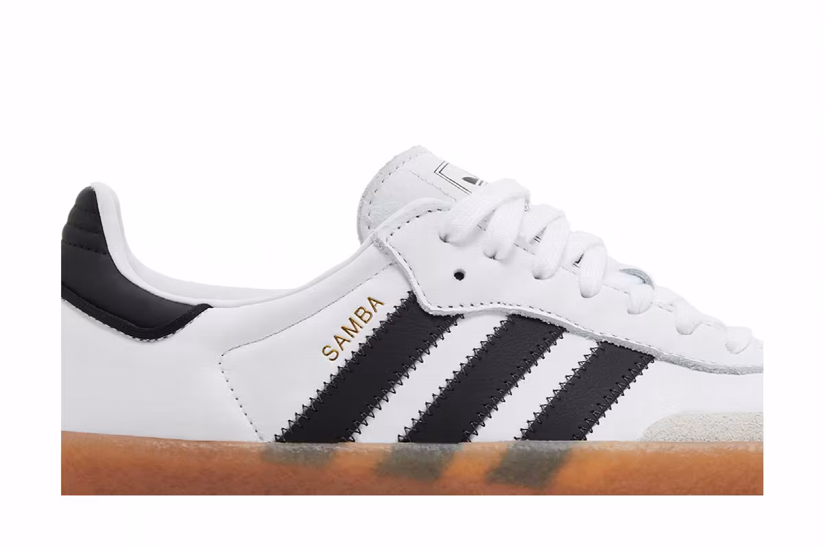 adidas Women's Sambae White Black Gum, view 3