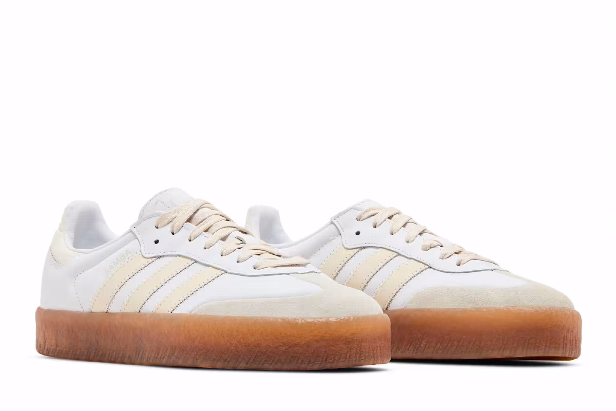adidas Women's Sambae Wonder White Gum, view 9