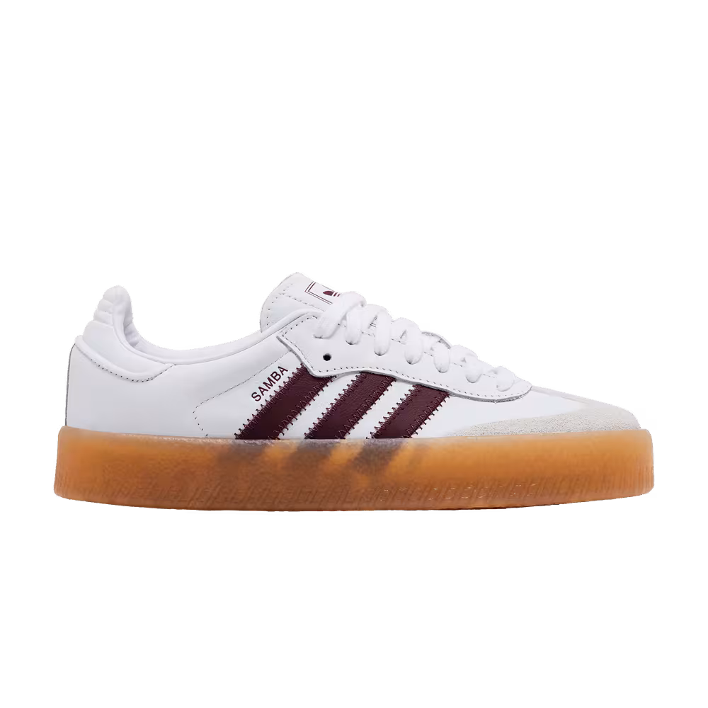 adidas Women's Sambae White Shadow Red