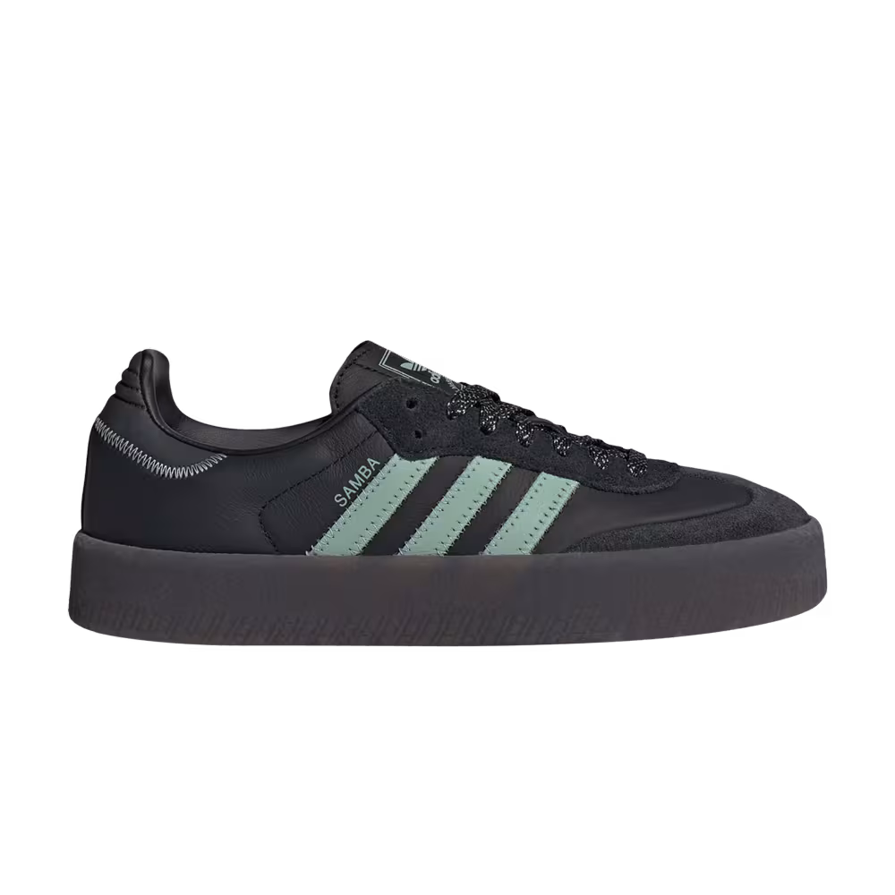 adidas Women's Sambae Black Hazy Green