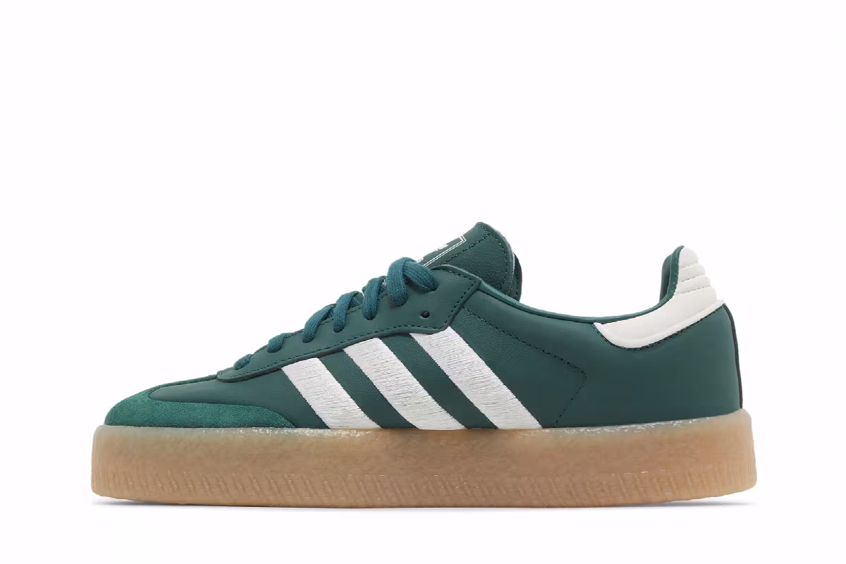 adidas Women's Sambae Collegiate Green Gum, view 4