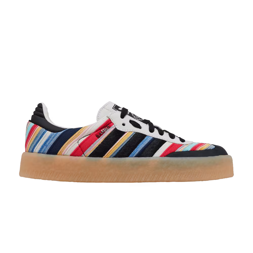 KSENIASCHNAIDER x adidas Women's Sambae Black Multi-Color Gum